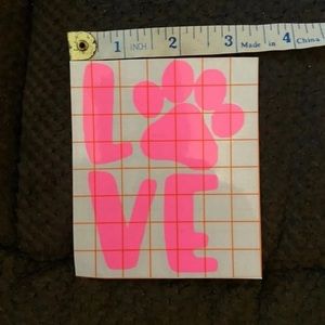 Pink vinyl decal bundle two and get a third free